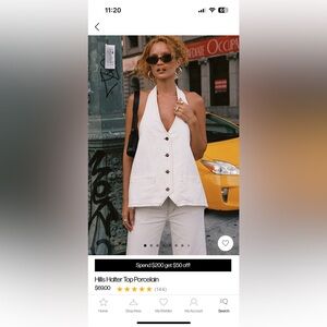 Princess Polly White Denim Set